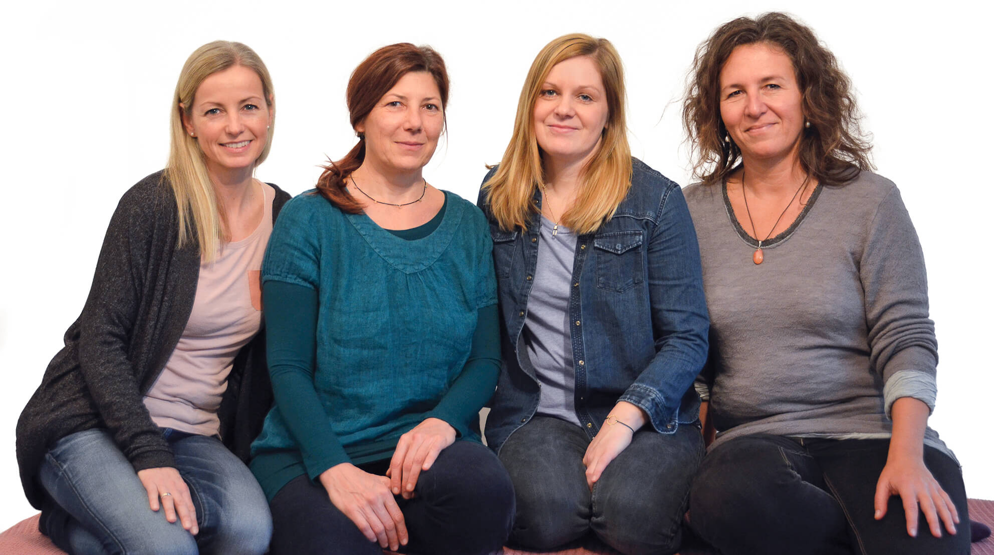 Team der Sillpraxis – Karin Wint, Bianca Steiner, Birgit Ritter, Renate Magerle.